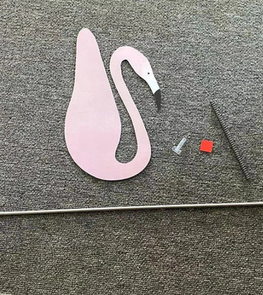Flamingo Windspiel für den Garten