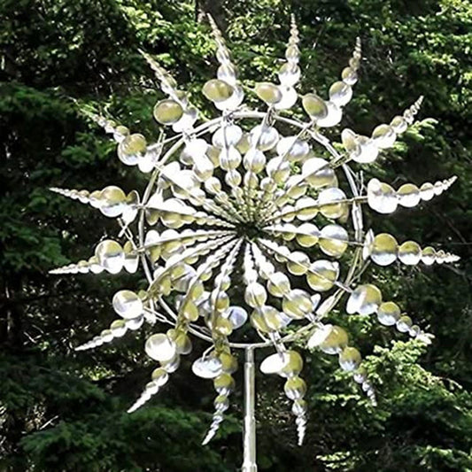 Einzigartige Metall Windmühle Garten Dekoration Windrad