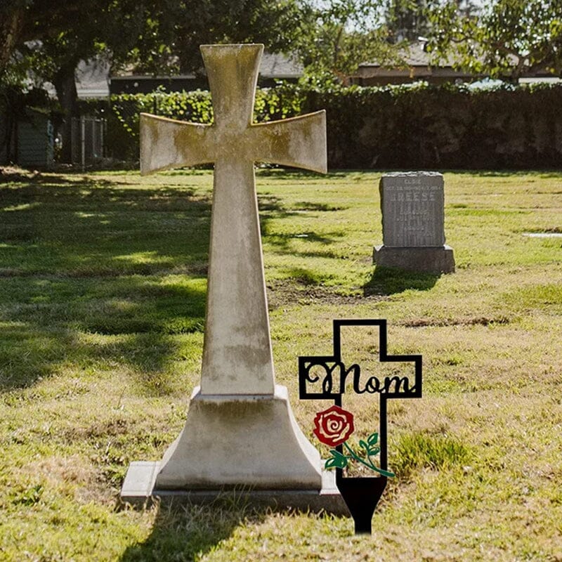 Friedhofs-Gedenkkreuzpfahl