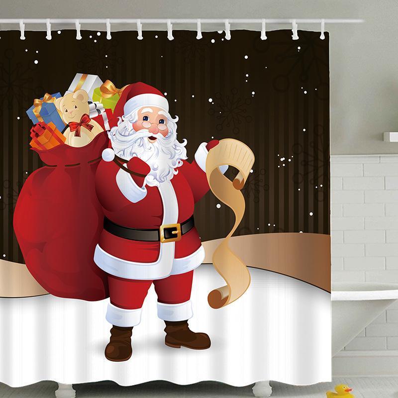 Weihnachten spezielle kundenspezifische Duschvorhänge