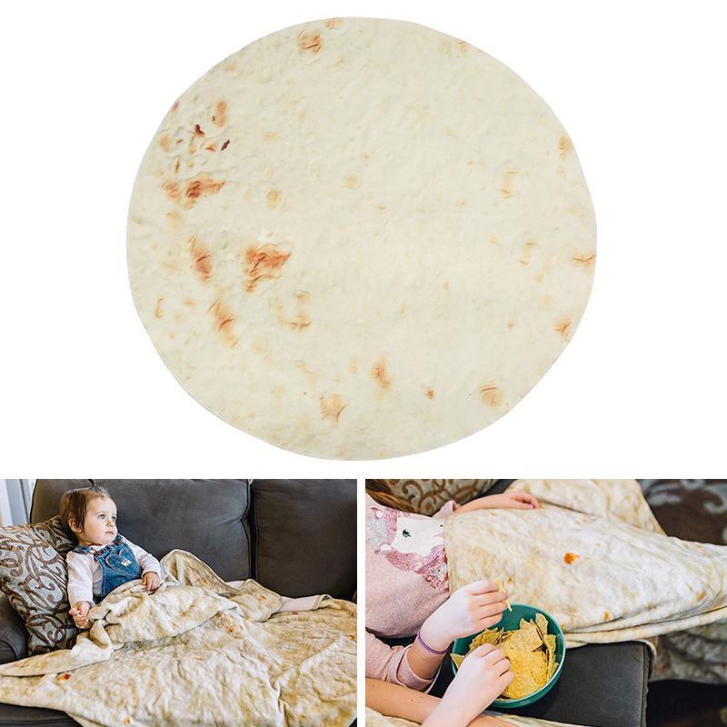 Bequeme und modische Stoffdruck-Burrito- Bettdecke