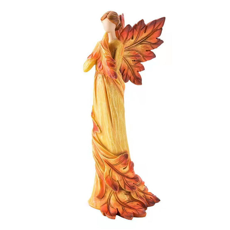 Herbst-Engel-Skulptur