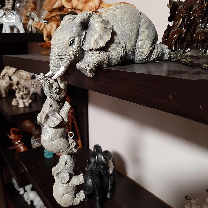 Elefant mütterliche Liebe Skulptur