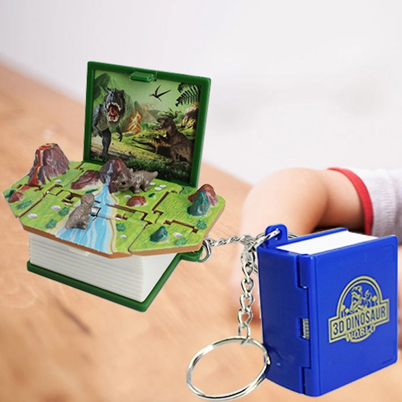 3D-Popup-Buch-Schlüsselanhänger