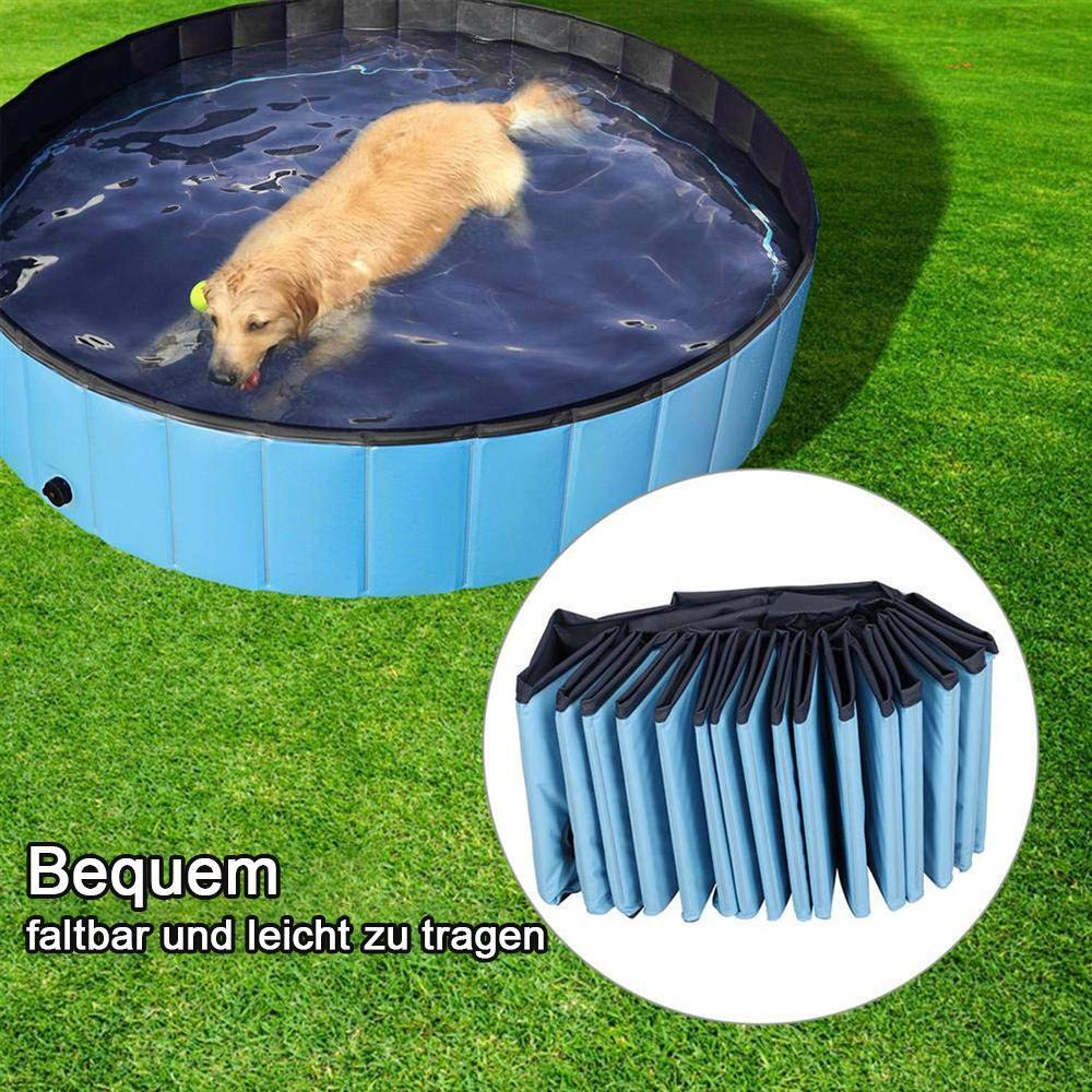 Tragbarer aufblasbarer Pool für Haustiere