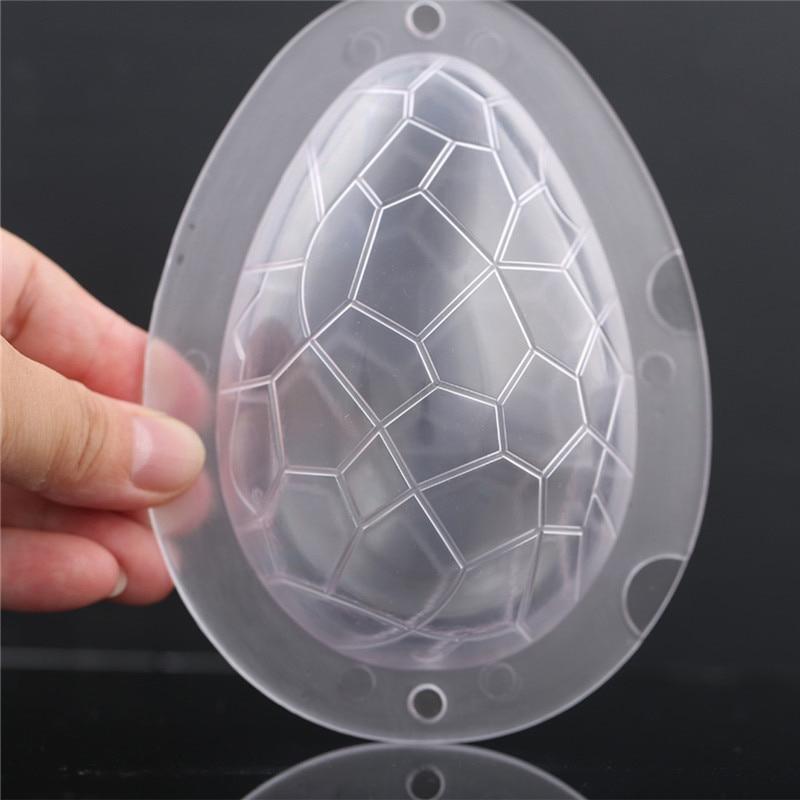 3D Schokoladen Eierform Kit, 3 Stück