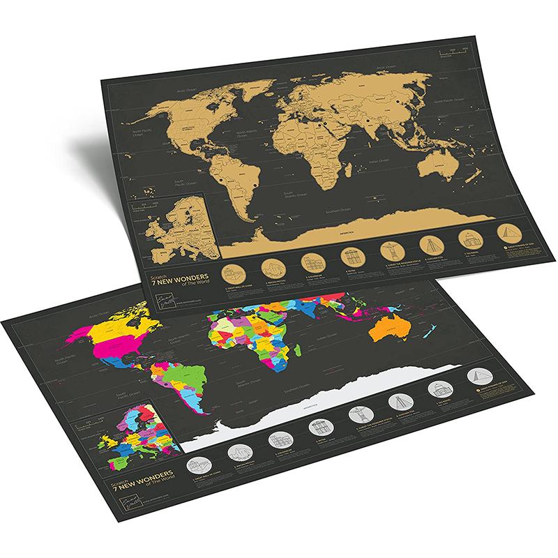 Mini Kratzbare Weltkarte