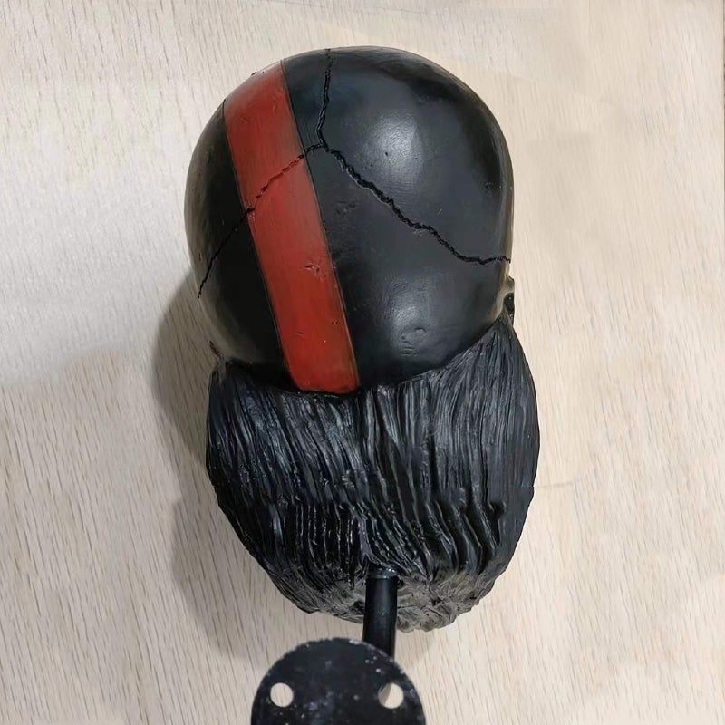 Schädelförmige Helmhalterung Aus Harzmaterial