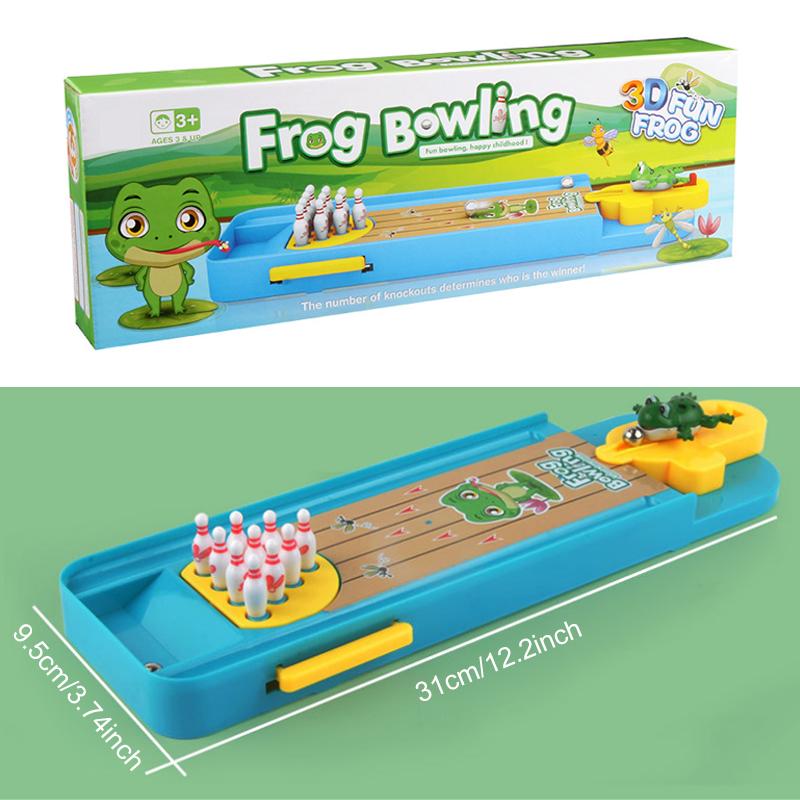 Desktop-Frosch-Bowling Spielzeug