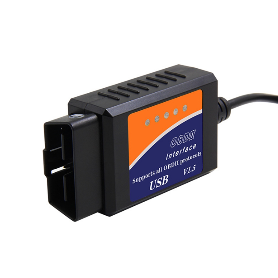 Diagnose Interface OBD2 327 USB OBDii Marken Gerät KFZ Scanner CanBus Universal