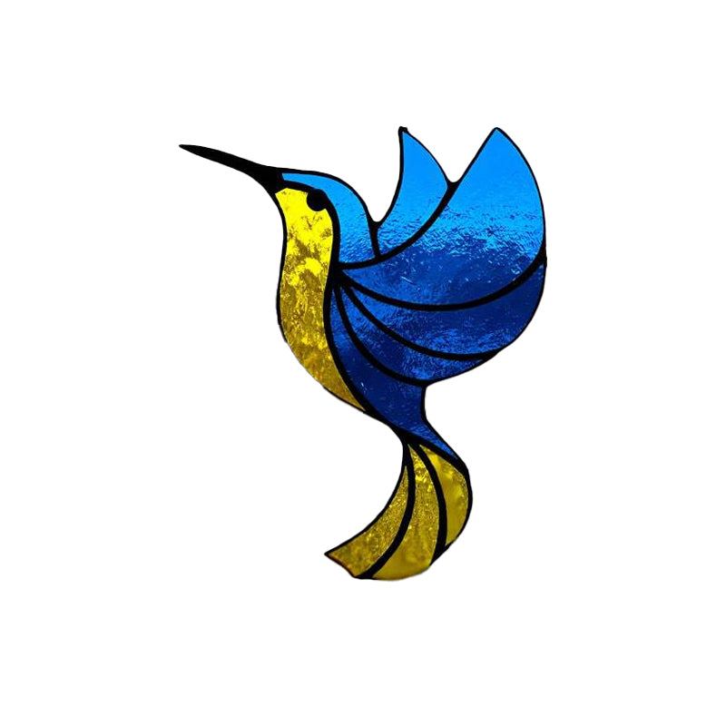 Farbenfrohe Kolibri-Windspiele aus Acryl