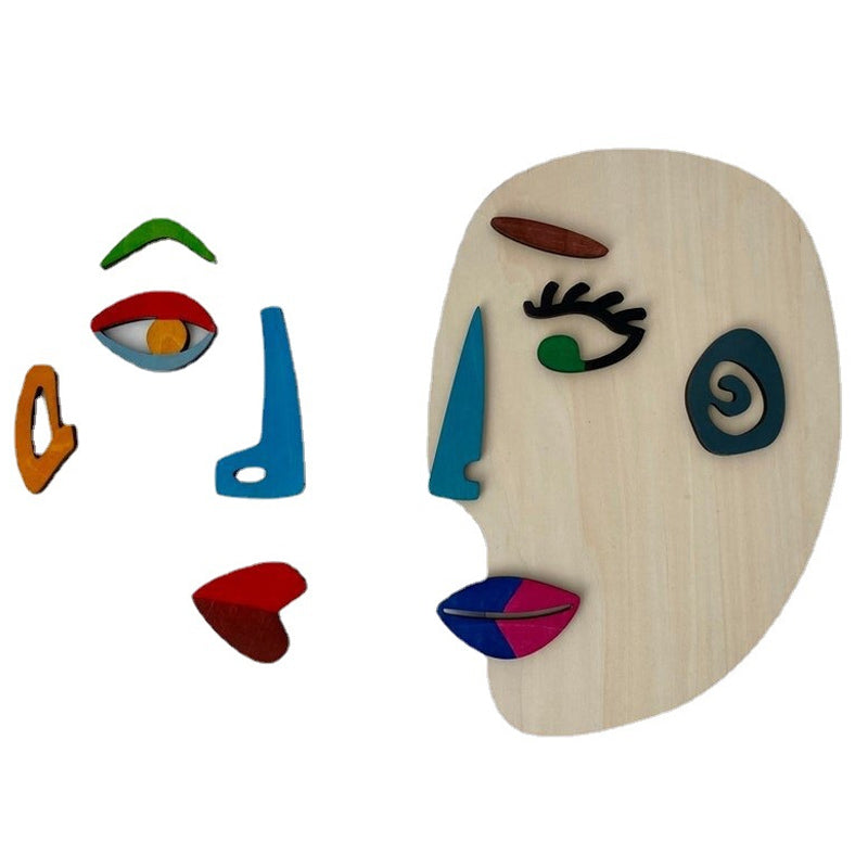 Montessori-Puzzle Aus Holz